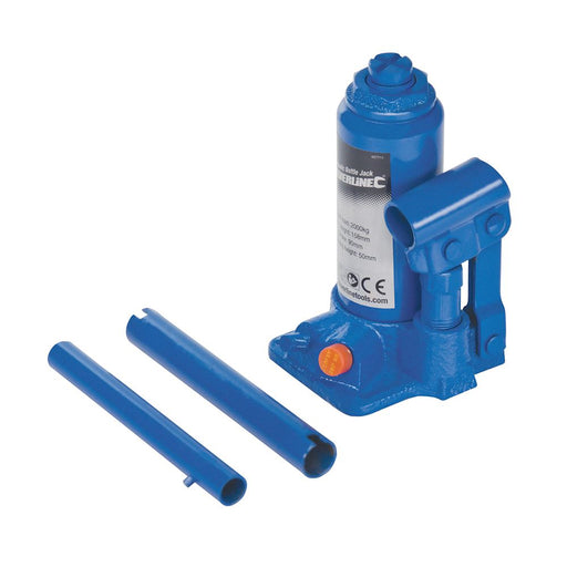 Silverline Hydraulic Bottle Jack 2 Tonne Silverline - Dynamic Drive