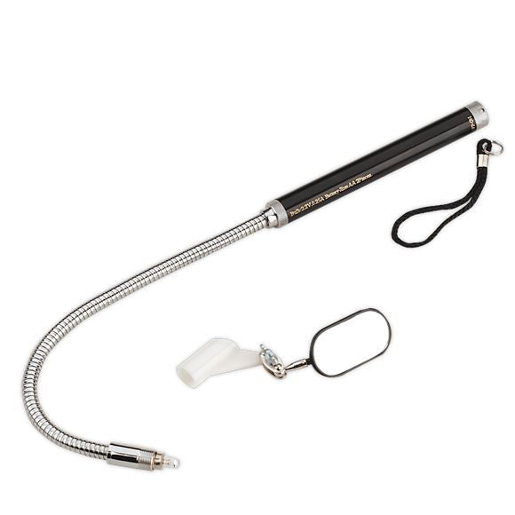 Sealey Flexible Inspection Mirror with Light AK650 Sealey  - Dynamic Drive