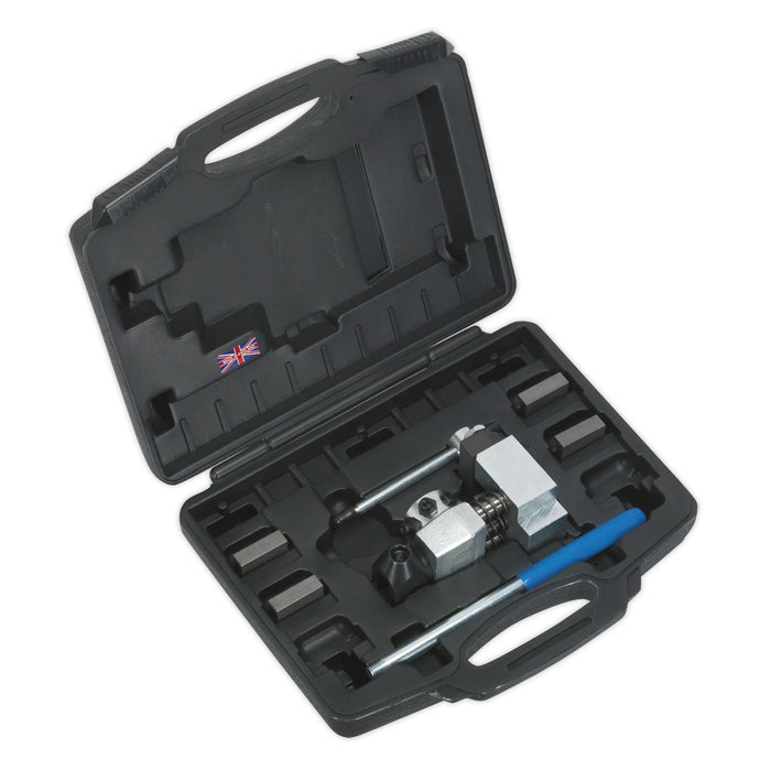 Sealey Brake Pipe Flaring Kit Turret Type PFT07 Sealey - Dynamic Drive