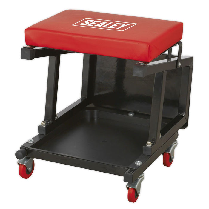 Sealey Mechanic's Utility Seat & Step Stool SCR16 Sealey - Dynamic Drive