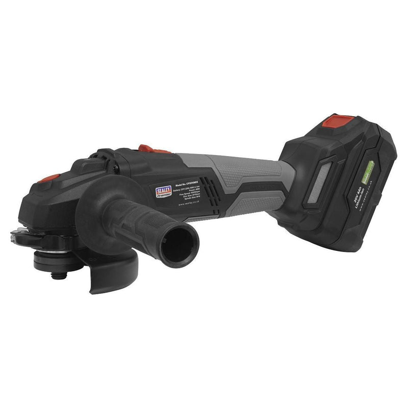 Sealey Brushless Angle Grinder115mm 20V SV20 Series Body Only CP20VAGX Sealey - Dynamic Drive