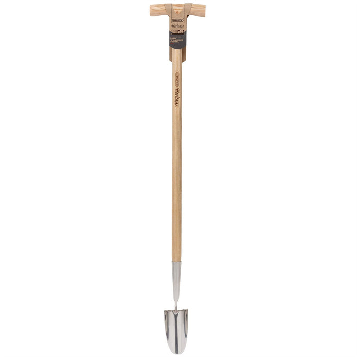 Draper Heritage Stainless Steel Trowel With Ash Long Handle 99032 Draper - Dynamic Drive