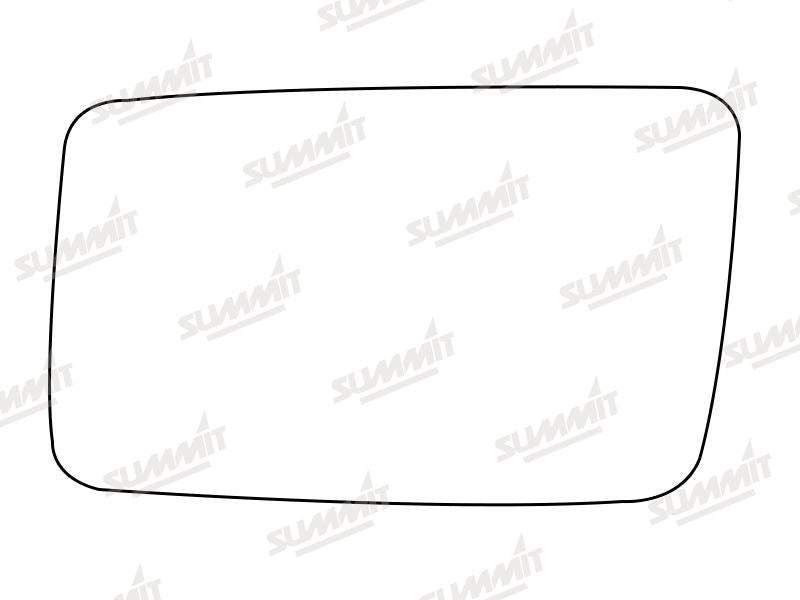 Summit Stick-On Standard Mirror Glass fits Renault 25 LHS Summit - Dynamic Drive