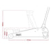Sealey Trolley Jack 3tonne 3290CX Sealey  - Dynamic Drive