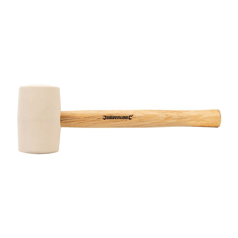 Silverline White Rubber Mallet 16oz (454g) Silverline - Dynamic Drive
