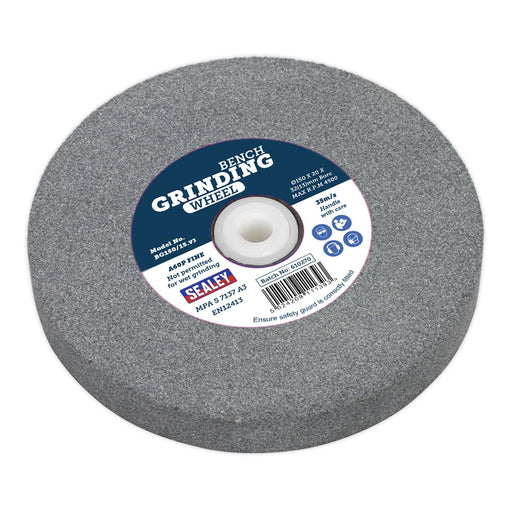 Sealey Grinding Stone150 x 20mm32(ï13)mm Bore A60P Fine BG150/15 Sealey - Dynamic Drive