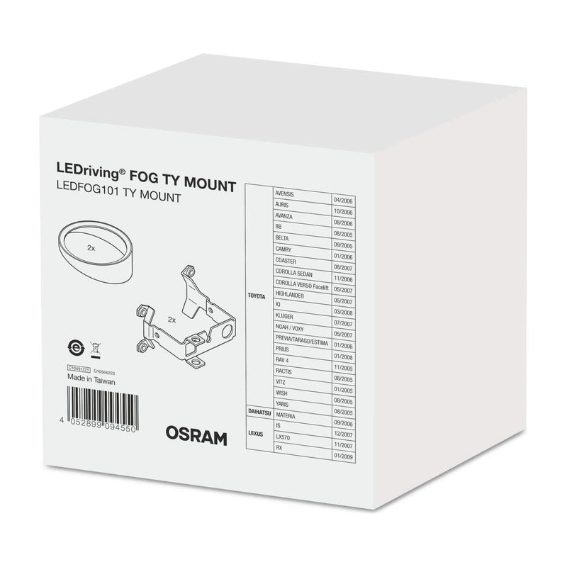Osram LEDriving FOG additional mounting for Toyota models, LEDFOG101-TY-M, brack Osram - Dynamic Drive