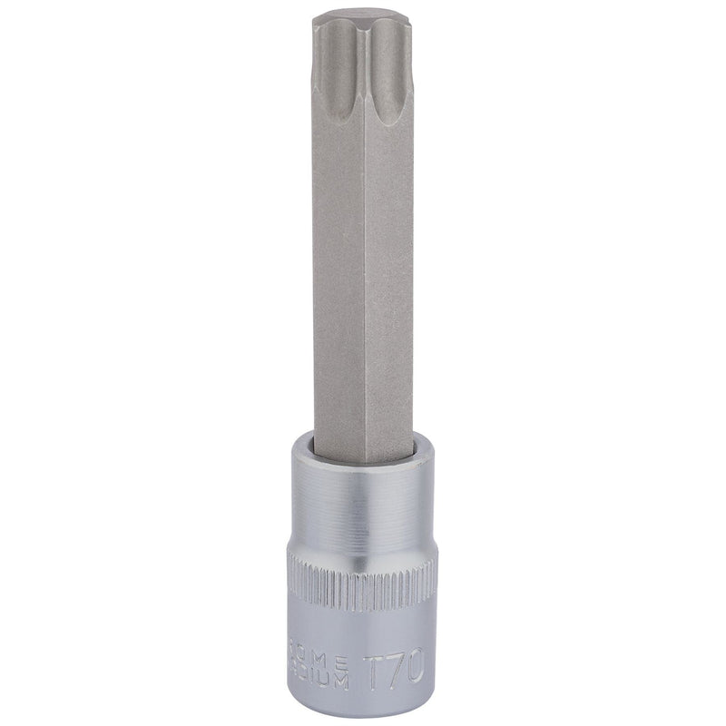 Draper TX-STAR Socket Bit, 1/2" Sq. Dr., T70 x 100mm 16327 Draper - Dynamic Drive