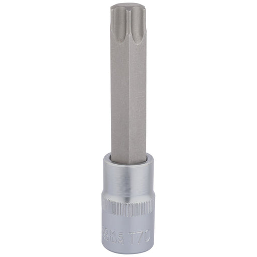 Draper TX-STAR Socket Bit, 1/2" Sq. Dr., T70 x 100mm 16327 Draper - Dynamic Drive