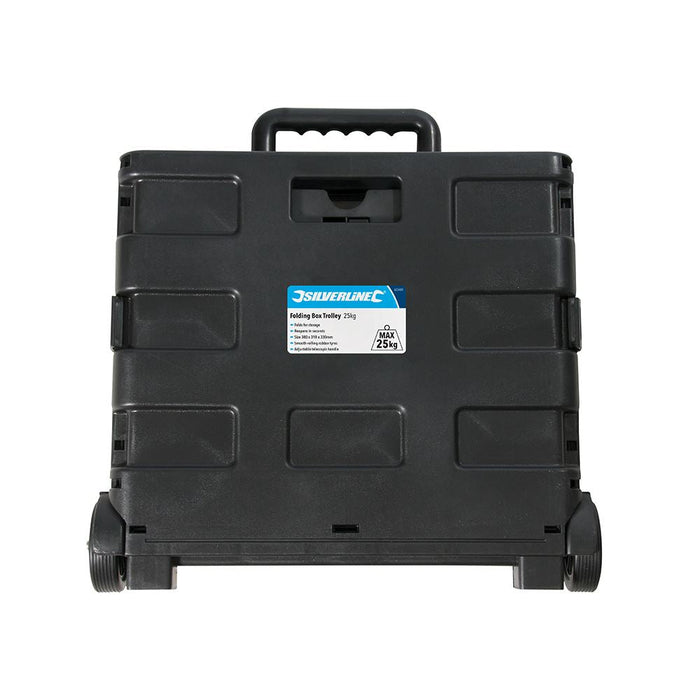 Silverline Folding Box Trolley 25kg Silverline - Dynamic Drive