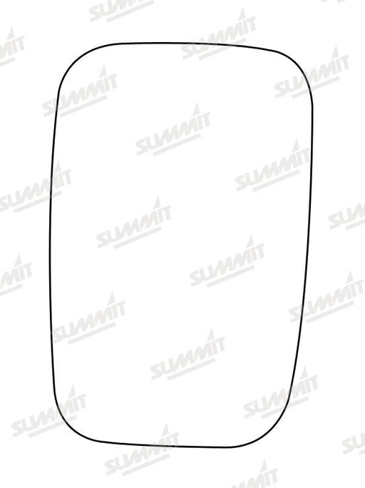 Summit Stick-On Commercial Mirror Glass fits Transit Bus 86 to 94 LHS RHS Summit - Dynamic Drive