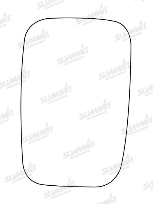 Summit Stick-On Commercial Mirror Glass fits Transit Bus 86 to 94 LHS RHS Summit - Dynamic Drive