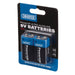 Draper PowerUP Ultra Alkaline 9V Batteries (Pack of 2) 03983 Draper - Dynamic Drive