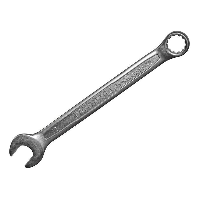 Faithfull Combination Spanner CV Satin Finish 12mm Faithfull - Dynamic Drive