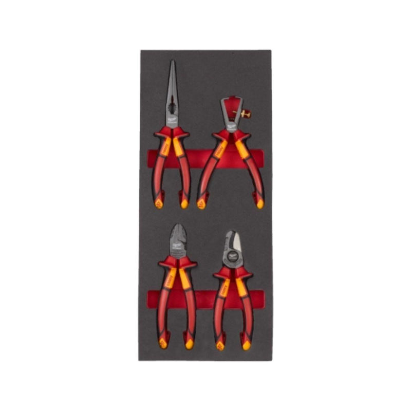 Milwaukee VDE Pliers Insert 4-Piece Insert for Workshop Trolley 78 cm Milwaukee - Dynamic Drive