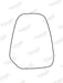 Summit Stick-On Commercial Mirror Glass fits Ford Transit Courier 14 to 17 LHS Summit - Dynamic Drive