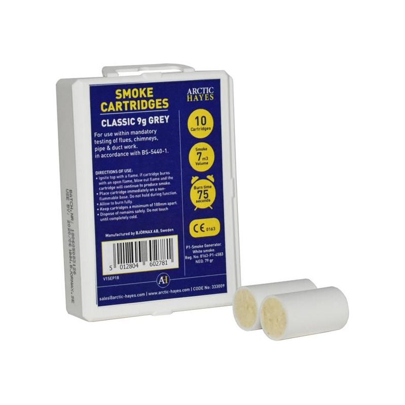 Arctic Hayes Smoke Cartridges Classic 9g White (Pack 10) Arctic Hayes - Dynamic Drive