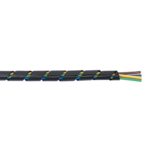 Sealey Spiral Wrap Cable Sleeving8-16mm 10m SWS816 Sealey - Dynamic Drive