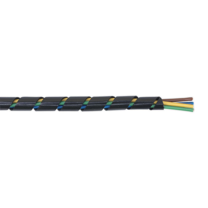 Sealey Spiral Wrap Cable Sleeving8-16mm 10m SWS816 Sealey - Dynamic Drive