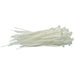 Draper Cable Ties, 2.5 x 100mm, White (Pack of 100) 70390 Draper - Dynamic Drive