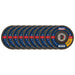 Sealey 115mm Aluminium Oxide Flap Discs 60Grit 22mm Bore - Pack of 10 FD11560E10 Sealey - Dynamic Drive
