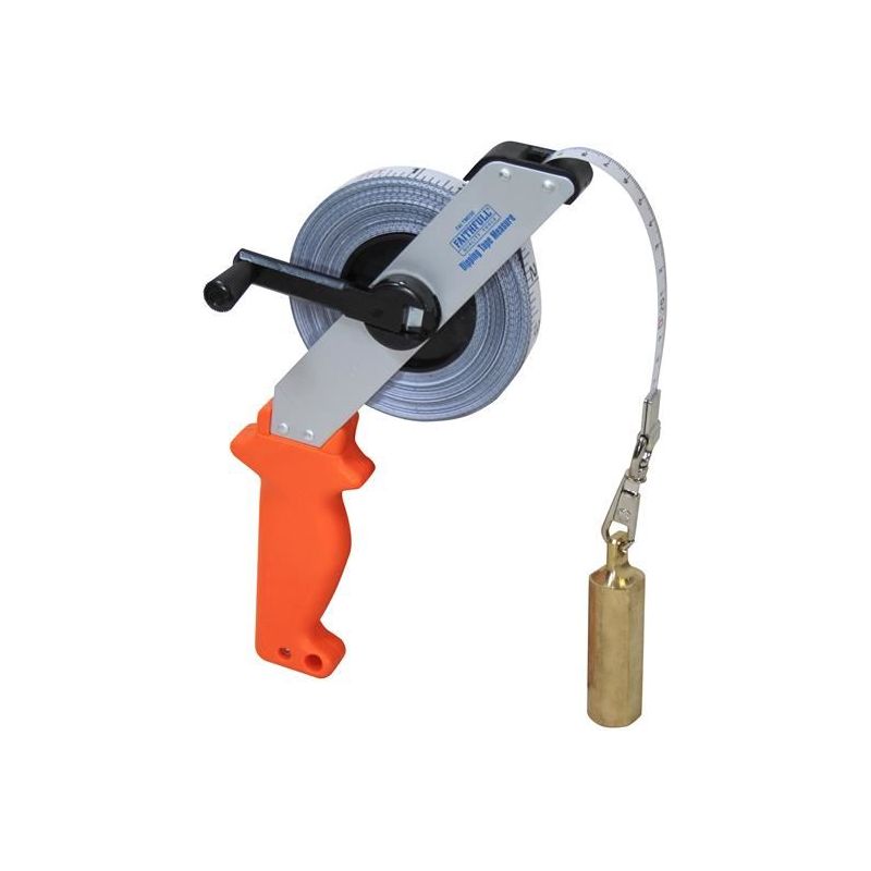 Faithfull Dipping Tape Measure with Weight 30m/100ft Faithfull - Dynamic Drive