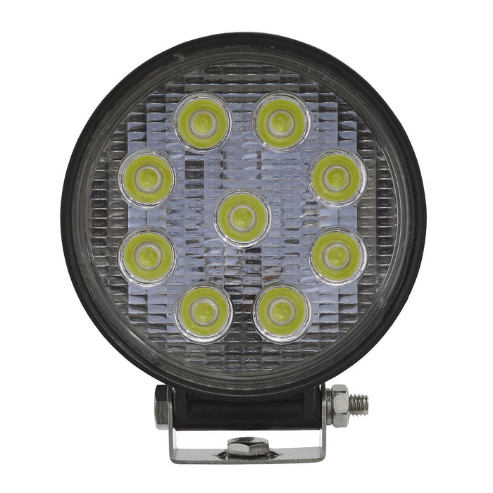 Sealey Round Worklight with Mounting Bracket 27W LED LED3R Sealey  - Dynamic Drive