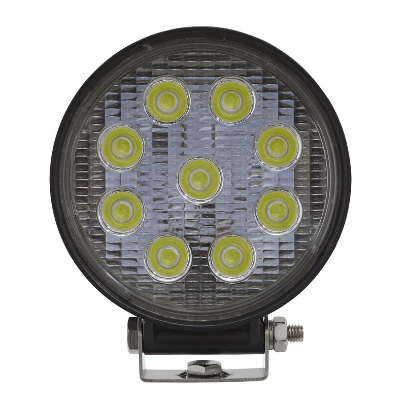 Sealey Round Worklight with Mounting Bracket 27W SMD LED LED3R Sealey - Dynamic Drive