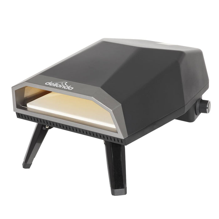Dellonda Gas Pizza Oven with Water-Resistant Cover/Carry Bag & 12" Pizza Peel Dellonda  - Dynamic Drive