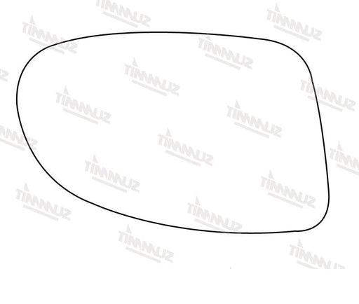 Summit Stick-On Standard Mirror Glass fits Vauxhall Omega RHS Summit - Dynamic Drive