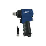 Laser Impact Wrench 3/4"D - Twin Hammer 146mm Long 7680 Laser - Dynamic Drive