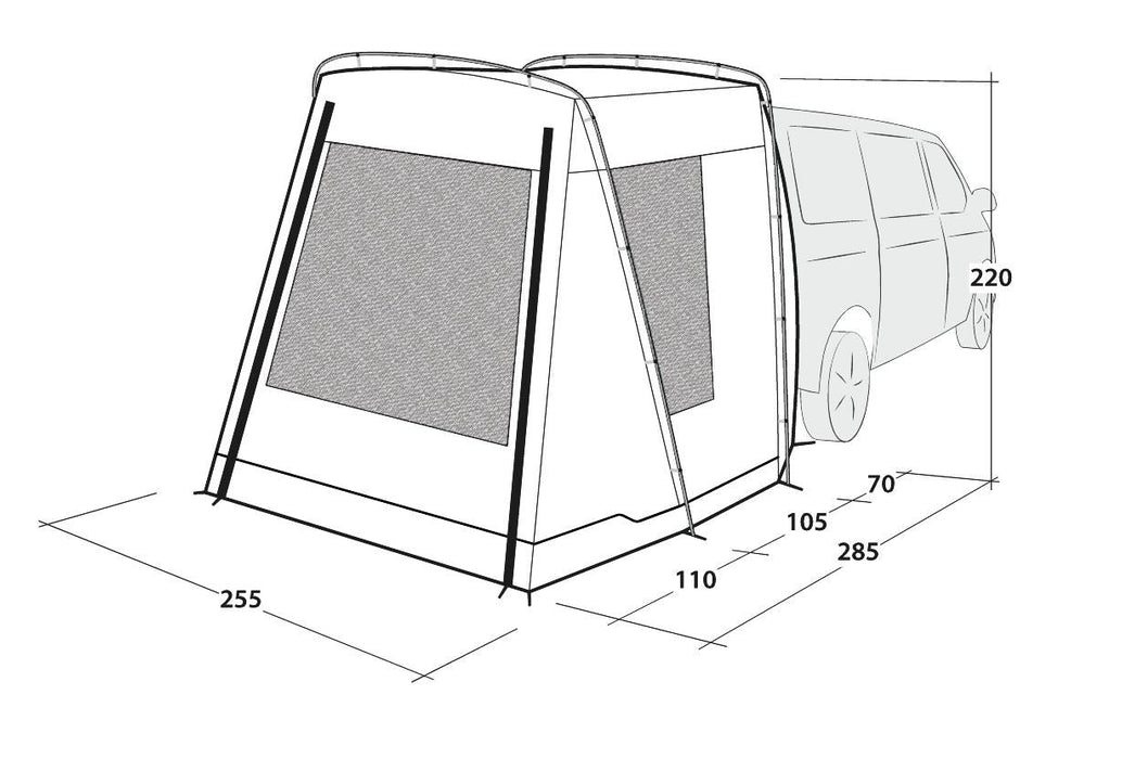 Outwell Dunecrest L Awning Green Outwell - Dynamic Drive