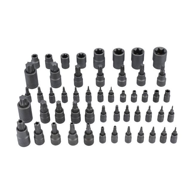 Laser Master Torx Socket Set 52pc 8349 Laser - Dynamic Drive