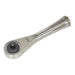 Sealey Bit Driver Ratchet Micro 1/4"Hex Stainless Steel AK6962 Sealey - Dynamic Drive