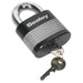 ZINC COATED STEEL BODY PADLOCK 70MM Town Tools - Dynamic Drive