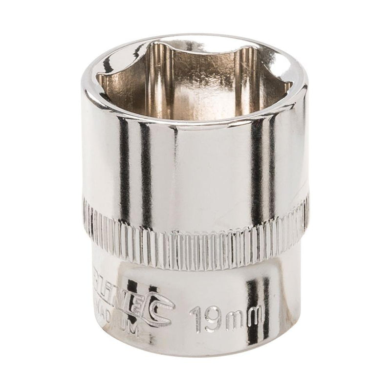 Silverline Socket 3/8" Drive 6pt Metric 19mm Silverline - Dynamic Drive