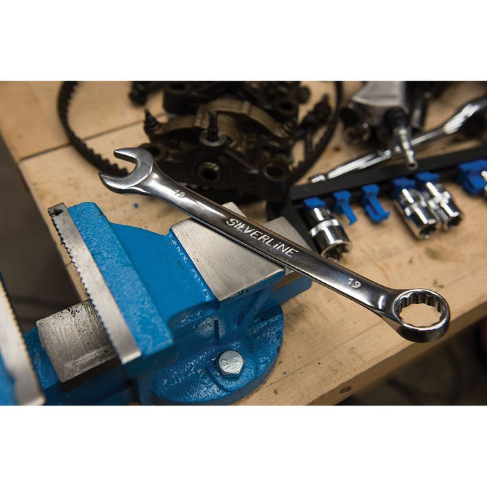 Silverline Combination Spanner 19mm LS19 Silverline  - Dynamic Drive