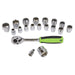 Sealey Socket Set 19pc 3/8"Sq Drive 6pt WallDrive Metric S01243 Sealey - Dynamic Drive
