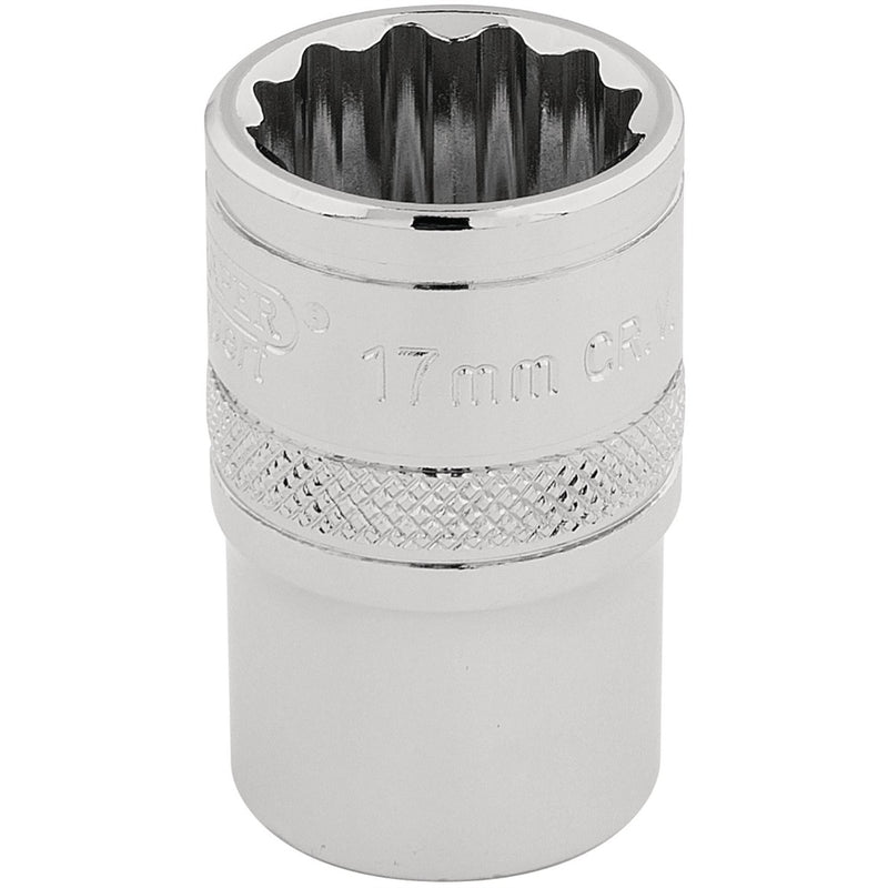 Draper HI-TORQ 12 Point Socket, 1/2" Sq. Dr., 17mm 33167 Draper - Dynamic Drive