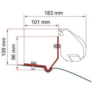 Fiamma F35 Adapter Kit Vw Caddy Maxi Deep Black 98655Z096 Fiamma - Dynamic Drive