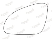 Summit Stick-On Aspheric Mirror Glass fits Vauxhall Insignia Astra J 10 on LHS Summit - Dynamic Drive