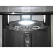 Dellonda Bistro Table with 1600W Heater - Black Stainless Steel Dellonda  - Dynamic Drive