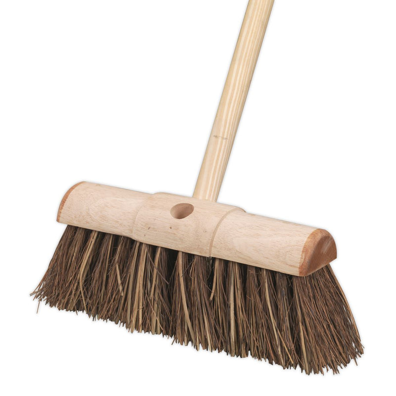Sealey Broom 13"(325mm) Stiff/Hard Bristle BM13HX Sealey - Dynamic Drive