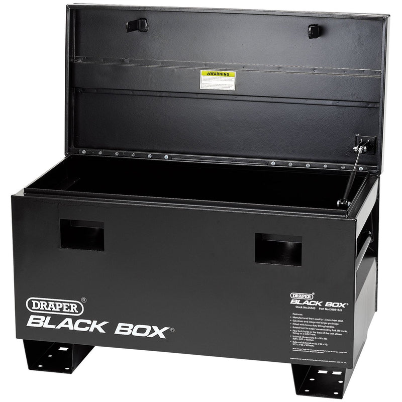 Draper Black Box Contractor's Secure Storage Box - 915 x 470 x 590mm 05543 Draper - Dynamic Drive