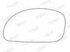 Summit Stick-On Standard Mirror Glass fits Hyundai Lantra LHS Summit - Dynamic Drive