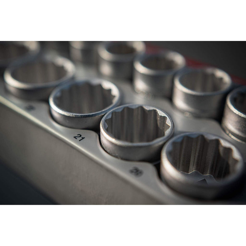 Teng Tools 1/2" Socket Set 12 pt TT1 17 Pieces Teng Tools - Dynamic Drive