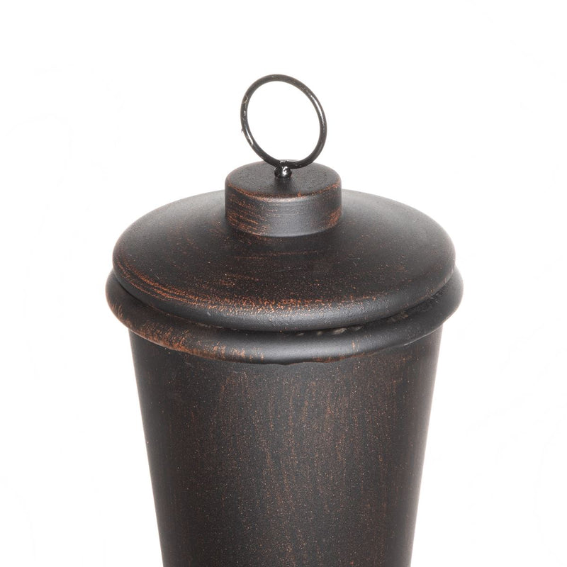 Dellonda Deluxe 360 Chiminea/Fire Pit - Antique Bronze Finish Dellonda  - Dynamic Drive