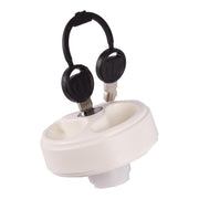 White Lockable Water Tank Filler Cap with Keys ES2250 Caravan / Motorhome / Boat PLS  - Dynamic Drive