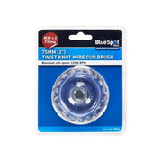 Bluespot Tools Twist Knot Cup Brush 75mm M14 X 2 BlueSpot Tools - Dynamic Drive