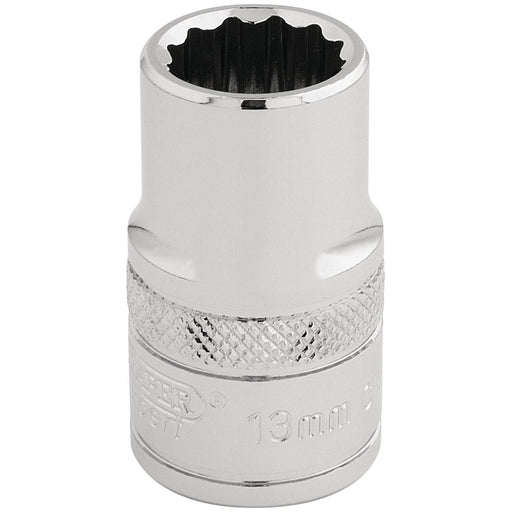 Draper HI-TORQ 12 Point Socket, 1/2" Sq. Dr., 13mm 33105 Draper - Dynamic Drive